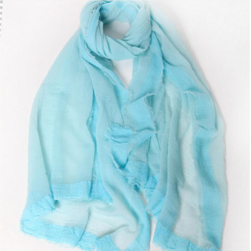 Soft Wool Scarves Lightweight Pink Women Fashional Fall Scarf